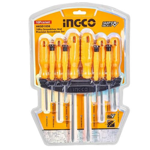 Набор отверток, 10 шт. INGCO Super Select