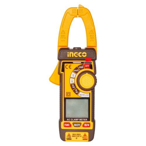 Цифрові струмові кліщі AC/DC 400 А (True RMS, 4000 значень) INGCO INDUSTRIAL