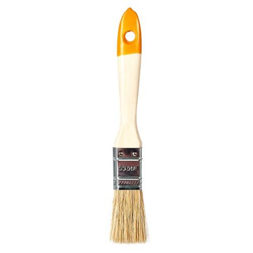 Кисть флейцевая деревянная ручка 1″ INGCO