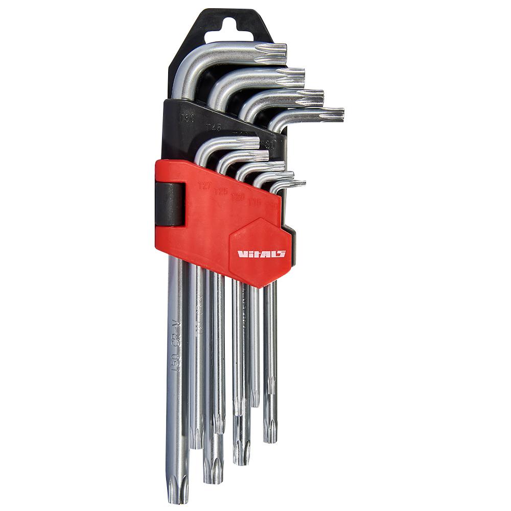 Набор ключей шестигранных Torx 9 шт. T10–T50 Vitals Master