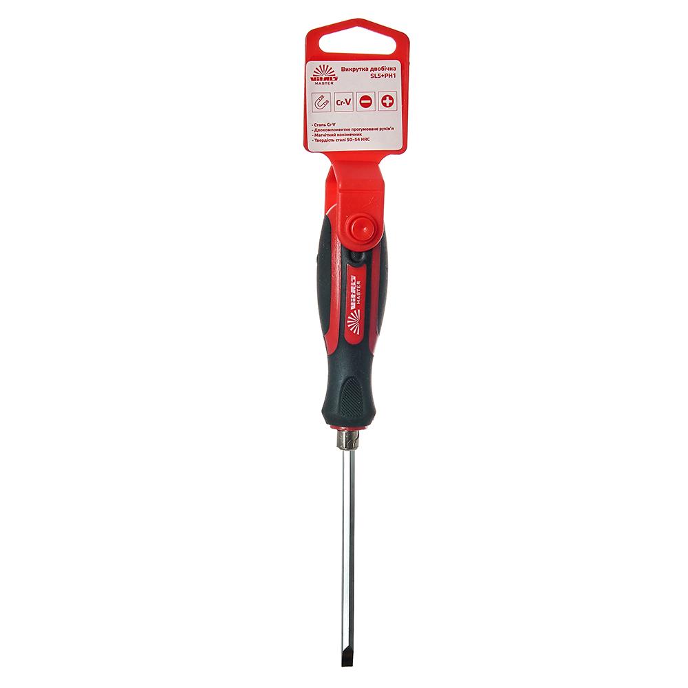 Отвертка двусторонняя Vitals Master, SL5+PH1