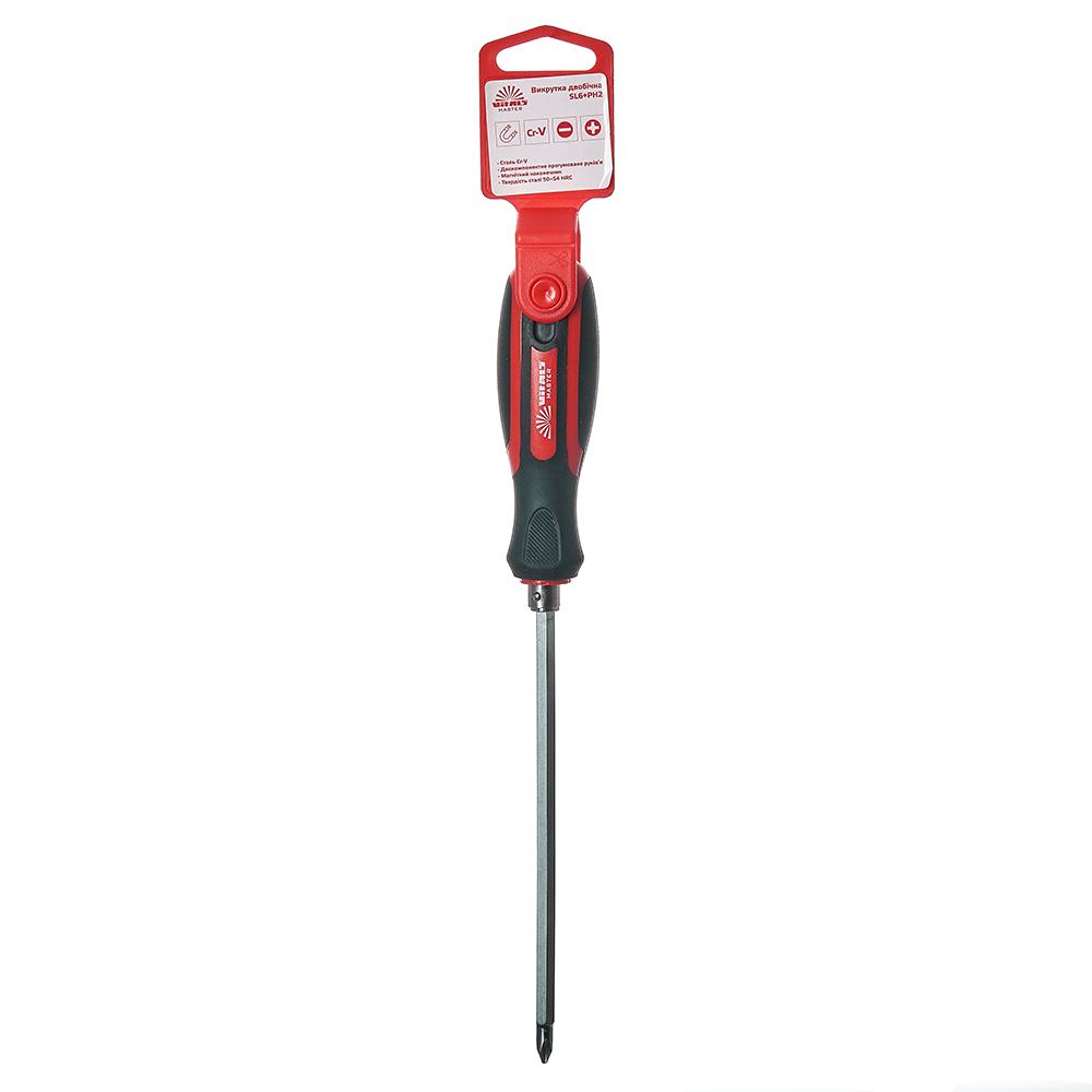 Отвертка двусторонняя Vitals Master, SL6+PH2