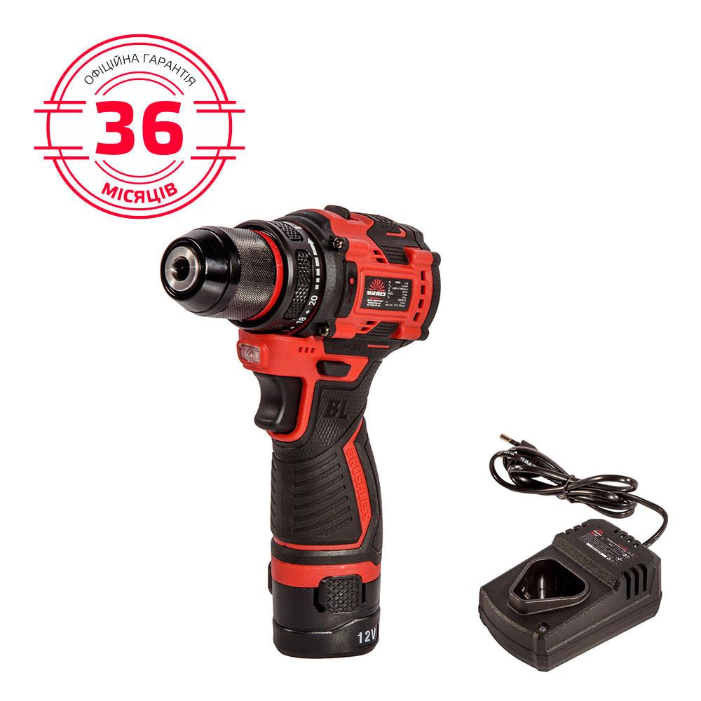 Дриль-шурупокрут акумуляторний Vitals Master AU 1232c BL Kit
