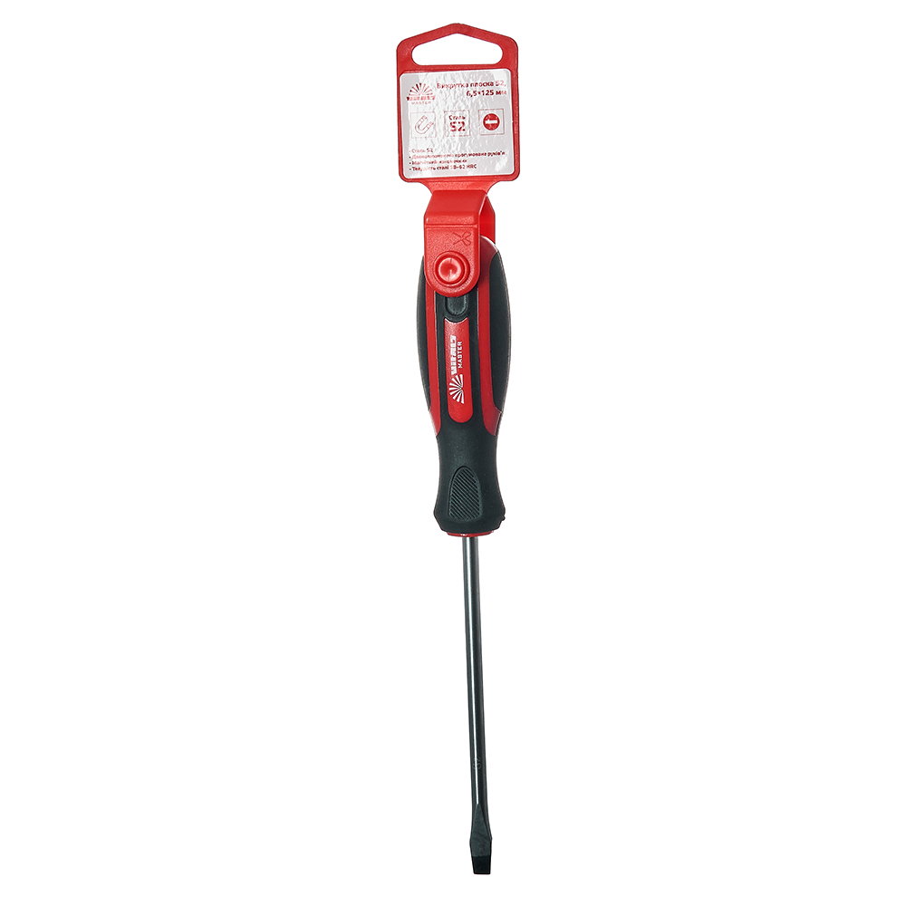 Викрутка плоска Vitals Master S2, 6.5х125 мм