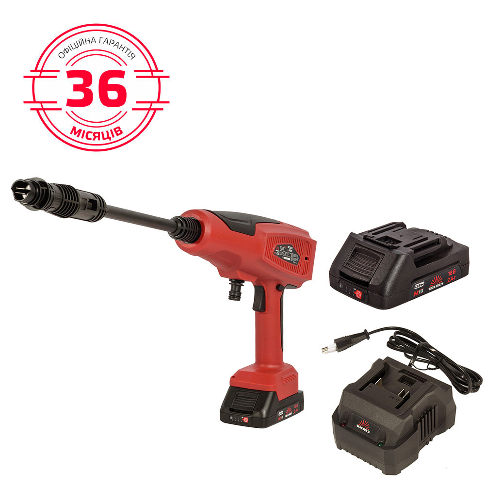 Мийка високого тиску акумуляторна Vitals Master Am 1860n3-2Kit